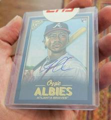 Ozzie Albies [Autograph Blue] #67 Baseball Cards 2018 Topps Gallery Prices