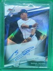 Rafael Devers [Red Refractor] Baseball Cards 2018 Topps Finest Firsts Autographs Prices
