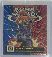 Vince Carter [Yellow Laser] #18 Prices, 2022 Panini Donruss Bomb Squad