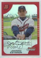Johnny Estrada [Refractor] #9 Baseball Cards 2005 Bowman Chrome Prices