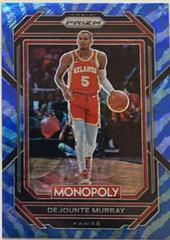 Dejounte Murray [Blue Tiger Stripe] #2 Basketball Cards 2022 Panini Prizm Monopoly Prices