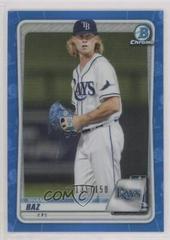 Shane Baz [Blue Refractor] #BD-10 Baseball Cards 2020 Bowman Draft Chrome Prices