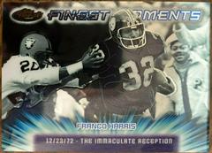Franco Harris Football Cards 2000 Topps Finest Moments Prices