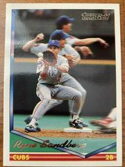 Ryne Sandberg #300 Baseball Cards 1994 Topps Gold Prices