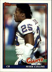 Mark Collins #21 Football Cards 1991 Topps Prices