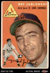 Ray Jablonski [Gray Back] #26 Baseball Cards 1954 Topps Prices