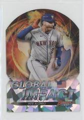 Pete Alonso [Atomic] #GI-16 Baseball Cards 2022 Bowman's Best Global Impact Die Cuts Prices