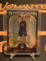 Stephen Curry Basketball Cards 2021 Panini Mosaic 75 Years of the NBA Prices
