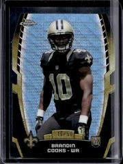 Brandin Cooks [Blue Wave Refractor] Football Cards 2014 Topps Chrome Rookie Die-Cut Prices
