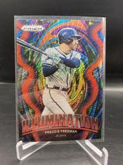 Freddie Freeman [Red Shimmer Prizm] #IL-8 Baseball Cards 2022 Panini Prizm Illumination Prices