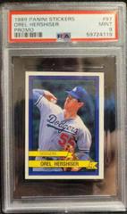 Orel Hershiser [Promo] #97 Baseball Cards 1989 Panini Stickers Prices