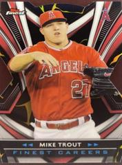 Mike Trout [Kintsuskuroi Black Gold Refractor] Baseball Cards 2021 Topps Finest Career Die Cut Prices