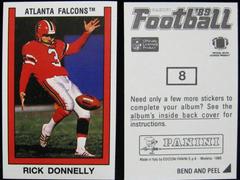 Rick Donnelly Football Cards 1989 Panini Sticker Prices