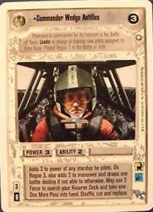 Commander Wedge Antilles Star Wars CCG First Anthology