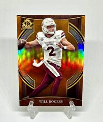 Will Rogers [Orange] Football Cards 2022 Bowman Chrome University Invicta Prices