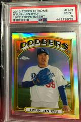 Hyun Jin Ryu #HJR Baseball Cards 2013 Topps Chrome 1972 Insert Prices