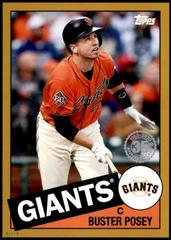 Buster Posey [Gold] #85TB-39 Baseball Cards 2020 Topps 1985 35th Anniversary Prices