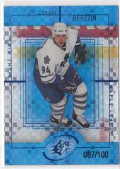 Sergei Berezin [Radiance] #145 Hockey Cards 1999 SPx Prices