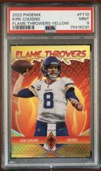 Kirk Cousins [Yellow] #FT-10 Football Cards 2022 Panini Phoenix Flame Throwers Prices