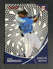 Julio Rodriguez [Red] #9 Baseball Cards 2022 Panini Chronicles Clear Vision Prices