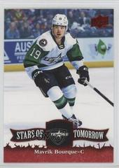 Mavrik Bourque [Red] Hockey Cards 2022 Upper Deck AHL Stars of Tomorrow Prices