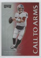 Tom Brady [Red] #CA1 Football Cards 2020 Panini Playoff Call to Arms Prices