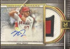 Mike Trout [Gold] #MMJPA-MT Baseball Cards 2023 Topps Museum Collection Momentous Material Jumbo Patch Autographs Prices