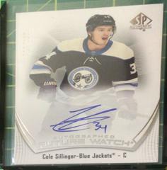 Cole Sillinger [Autograph] Hockey Cards 2021 SP Authentic Prices