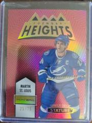 Martin St. Louis [Red] #LH-10 Hockey Cards 2021 Upper Deck Stature Legendary Heights Prices