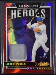 Albert Pujols #AHM-AP Baseball Cards 2022 Panini Absolute Heroes Memorabilia Prices