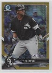 Eloy Jimenez [Gold Refractor] Baseball Cards 2018 Bowman Chrome National Convention Prices