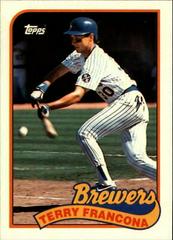 Terry Francona Baseball Cards 1989 Topps Traded Tiffany Prices