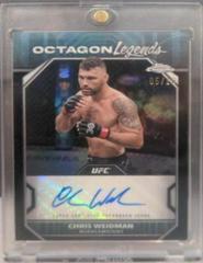 Chris Weidman [Black Refractor] #OLA-CWE Ufc Cards 2024 Topps Chrome UFC Octagon Legends Autograph Prices