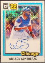 Willson Contreras [White Mojo] Baseball Cards 2022 Panini Donruss Optic Retro 1981 Signatures Prices