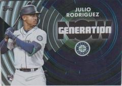 Julio Rodriguez [Black] Baseball Cards 2022 Topps Update Generation Now Prices