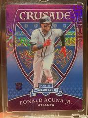 Ronald Acuna Jr. [Purple Mojo] #18 Baseball Cards 2018 Panini Chronicles Crusade Prices