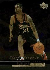 Larry Hughes Basketball Cards 1999 Upper Deck Gold Reserve Prices