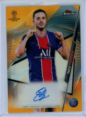 Pablo Sarabia [Orange Refractor] Soccer Cards 2020 Topps Finest UEFA Champions League Autographs Prices