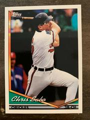 Chris Sabo Baseball Cards 1994 Topps Traded Prices