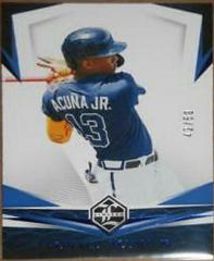 Ronald Acuna Jr. [Blue] #14 Baseball Cards 2021 Panini Chronicles Limited Prices