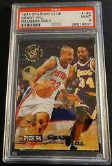 Grant Hill [Members Only] Basketball Cards 1994 Stadium Club Prices