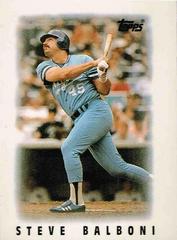 Steve Balboni #17 Baseball Cards 1986 Topps Mini League Leaders Prices