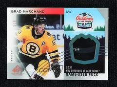 Brad Marchand #LTP-BM Hockey Cards 2021 SP Game Used NHL Lake Tahoe Games Puck Relics Prices