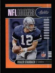 Roger Staubach [Spectrum Orange] Football Cards 2019 Panini Absolute NFL Icons Prices