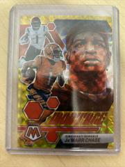 Ja'Marr Chase [Gold] #M-15 Football Cards 2023 Panini Mosaic Montage Prices