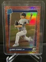 Clarke Schmidt [Red Dragon] #41 Baseball Cards 2021 Panini Donruss Optic Prices