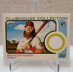 Brandon Marsh Baseball Cards 2022 Topps Heritage Clubhouse Collection Relics Prices