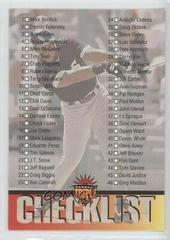 Frank Thomas [Checklist] Baseball Cards 1994 Donruss Triple Play Prices