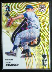 Tom Seaver [Reactive Orange] #ACE1 Baseball Cards 2021 Panini Mosaic Aces Prices