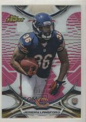 Jeremy Langford [Pink Refractor] Football Cards 2015 Topps Finest Prices